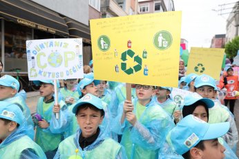 Beylikbağı’nda sıfır atık için yürüdüler