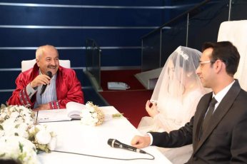 Bodrum âşıkları dünya evinde