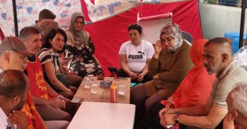 Arzu Erkan: Mücadelenizin yanında olacağız