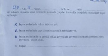 Ceza kesilmedi. Rutin uyarıldı