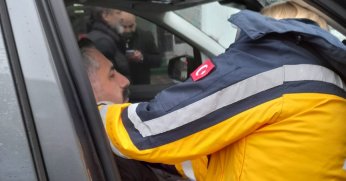 CHP Gebze heyeti kaza geçirdi