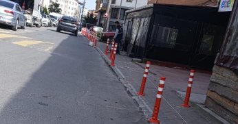 Ayşe Sıdıka Alışan civarına duba döşendi