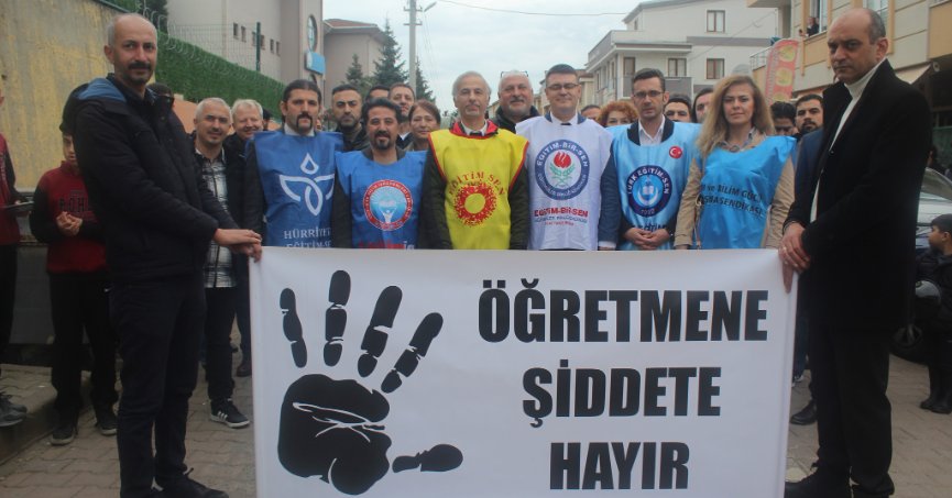 Öğretmene ölümle tehdit ve darp 