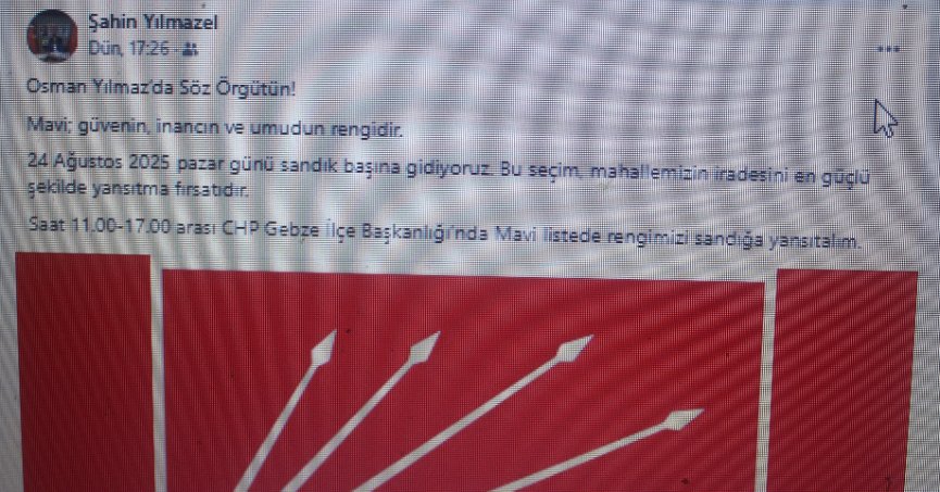 Osman Yılmaz ve Köşklüçeşme’de seçim iki listeyle