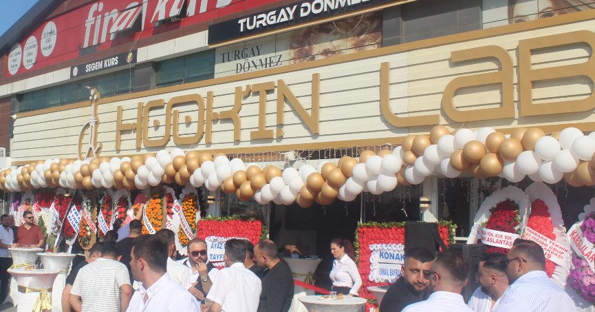 Hook in Lab’a güllük  gülistanlık görkemli açılış