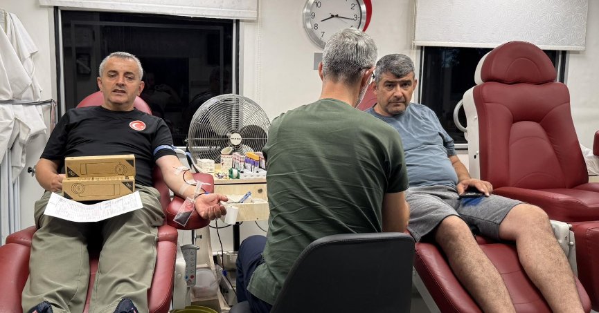 Osman Yılmaz’da 62  ünite kan toplandı 