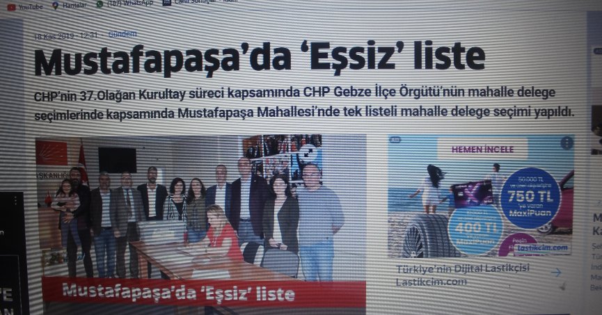 CHP Gebze Paşa’da “yine eskisi gibi!”