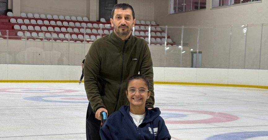 Buz pistinde engelsiz mutluluk