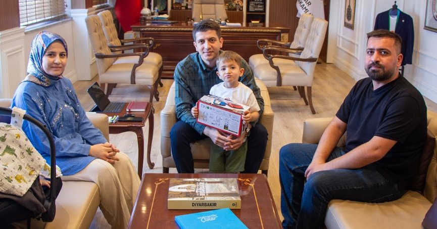 SMA meleğinin destek eli Diyarbakır'da
