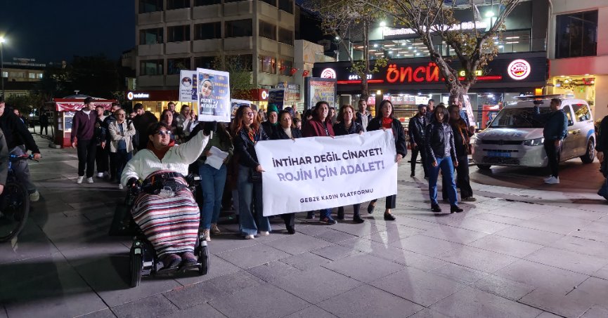 Gebze Kadın Platformu: Rojin'in sesi olacağız 
