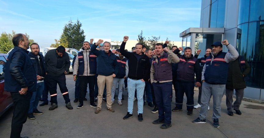 Döksan işçilerinin mücadelelerini selamlıyoruz