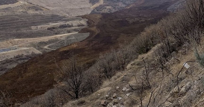 Bu bir cinayettir. Burası kayacaktı 