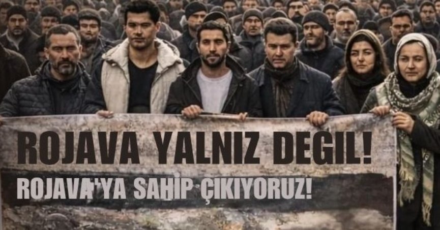 Rojava için yürüyecekler
