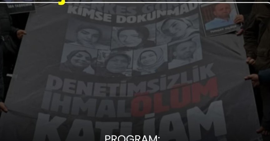 İş Cinayetleri protesto ediliyor