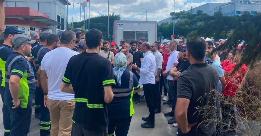 Vesuvius işçileri üretimi durdurdu