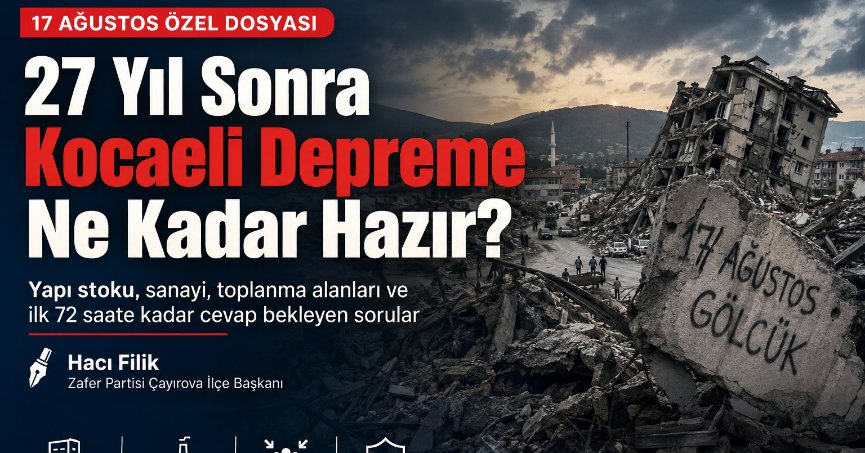 Çayırova’daki 59 toplanma  alanından 52’si tuvaletsiz