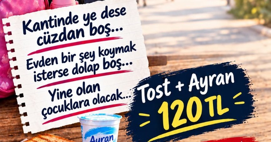 Bir öğün ücretsiz yemek: Hemen şimdi