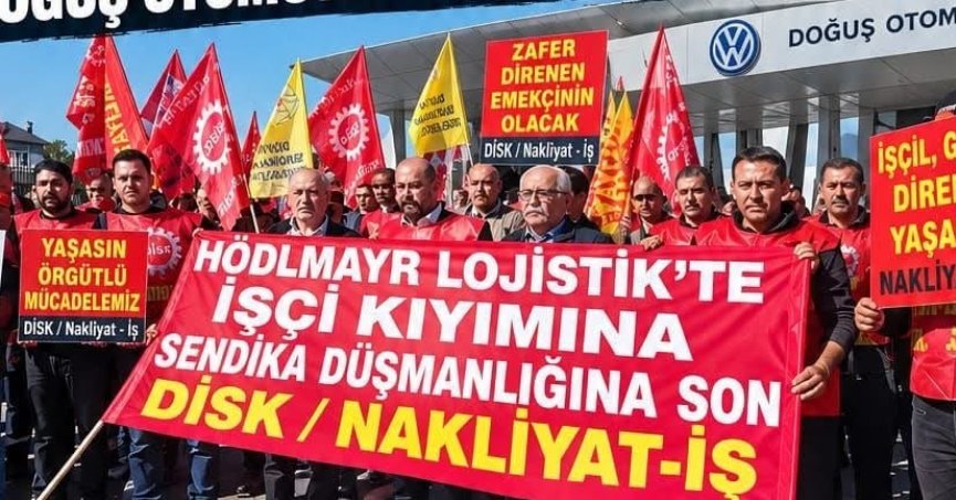 61’nci gününde Doğuş Lojistik önünde 