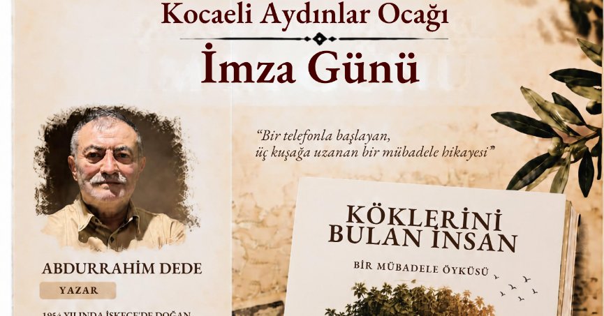 Yazar ve kahramanı Kocaeli Kitap Fuarı’nda