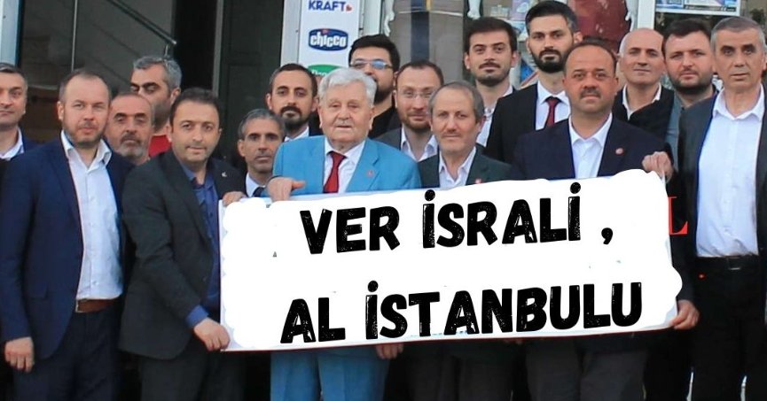 Ver İsrail’i. Güldür emekliyi. Al İstanbul’u