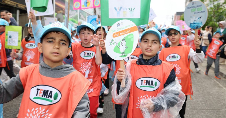 Beylikbağı’nda sıfır atık için yürüdüler