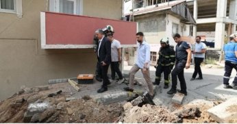 Gelişigüzel kazı gaz borusunu patlattı