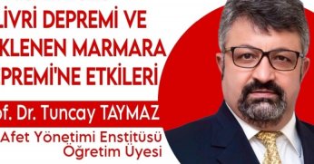Sismolog Tuncay Taymaz bugün İzmit’te 