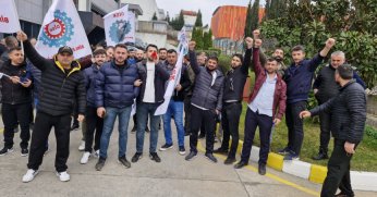 Cavo’da işçiye destek verdi Gebze ili için imza toplayacak